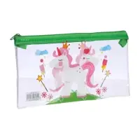 Пенал на молнии "Единорожки", МИКС