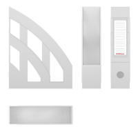 Лоток для бумаг вертикальный 75 мм, ErichKrause Office, белый Лоток для бумаг вертикальный 75 мм, ErichKrause Office, белый