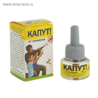 Дополнительный флакон-жидкость для фумигатора от комаров "Капут", 30 мл Дополнительный флакон-жидкость для фумигатора от комаров "Капут", 30 мл
