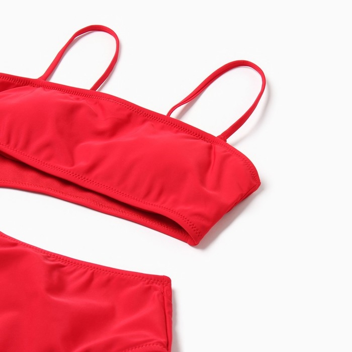 Купальник слитный женский MINAKU цвет красный, размер 48