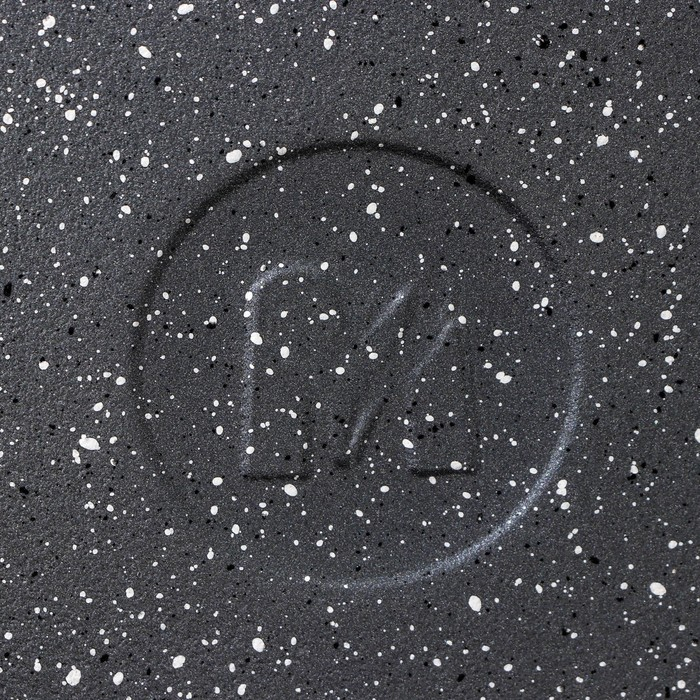 Сковорода &laquo;Гранит&raquo;, d=28 см, пластиковая ручка, антипригарное покрытие, цвет серый