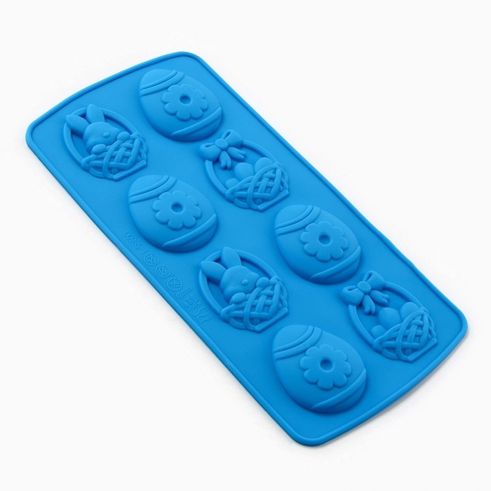 Силиконовая форма для выпечки на Пасху &laquo;Пасхальная композиция&raquo;, 10.6 х 20.7 см