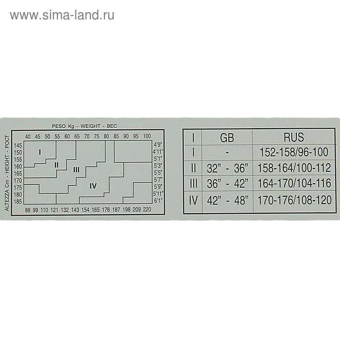 Колготки женские Innamore Microrete Collant сетка цвет чёрный (nero), размер 3