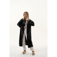 Дождевик взрослый плащ &laquo;На крыльях счастья&raquo;, размер универсальный, размер 42-48, 60 х 110 см, цвет чёрный