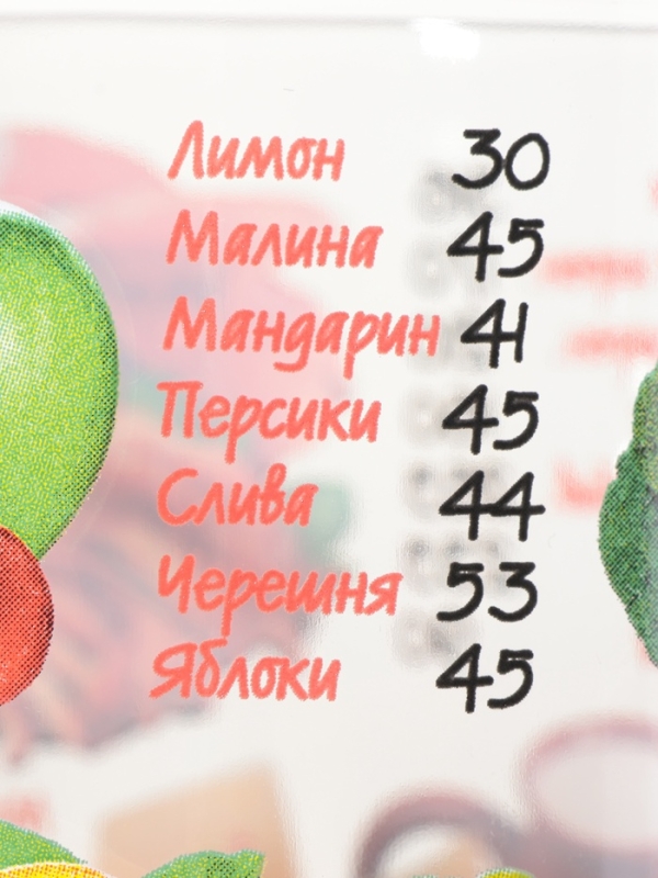 Кружка 300 мл "Таблица калорий"