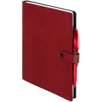 Ежедневник Strep Front на заказ, недатированный, красный