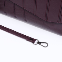 Сумка-клатч на магните, длинный ремень, цвет фиолетовый Сумка-клатч на магните, длинный ремень, цвет фиолетовый