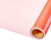 Пленка самоклеящаяся, ярко-оранжевая, 0.45 х 3 м, 8 мкр Пленка самоклеящаяся, ярко-оранжевая, 0.45 х 3 м, 8 мкр