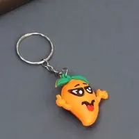 Брелок резина "Фруктики-смайлики" МИКС 2,7х2,6х1,6 см