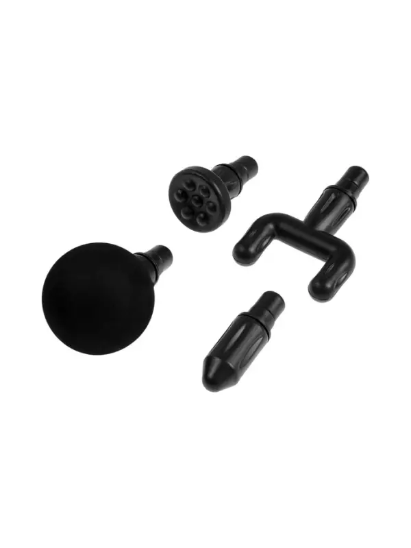 Массажёр для тела LEM-02, вибрационный, 4 насадки, 6 режимов, 1800-3200 об/мин