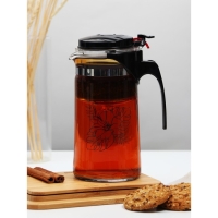 Чайник заварочный стеклянный Дорого внимание &laquo;Цветы&raquo;, 900 мл
