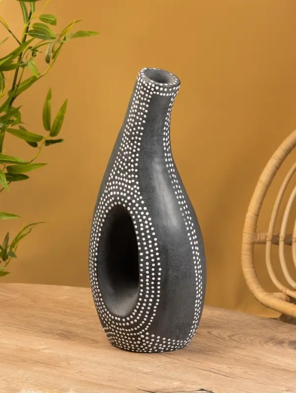 Ваза терракота &laquo;Рамос&raquo;, 22&times;18&times;53 см, керамика