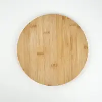 Менажница круглая &laquo;Цветы&raquo;, бамбук, 25 см