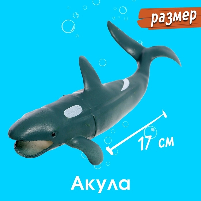 Набор морских животных &laquo;Морской мир&raquo;, 6 фигурок, декор