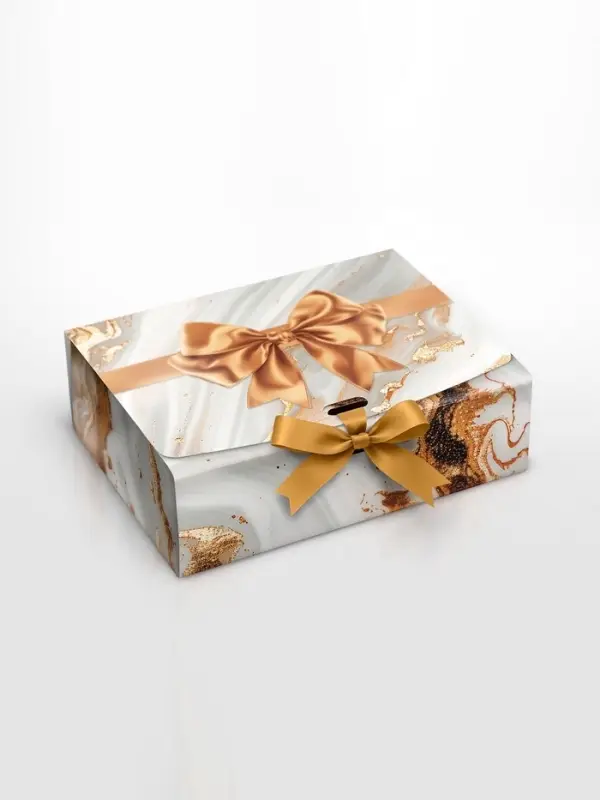 Коробка складная &laquo;Золотой бант&raquo;, 16,5 х 12 х 5 см