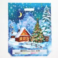 Пакет &laquo;Лунный свет&raquo;, полиэтиленовый с вырубной ручкой, 38&times;47 см