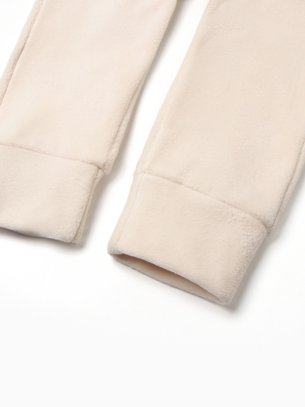 Комбинезон флисовый детский MINAKU: Fleece Soft, цвет бежевый, рост 98 см