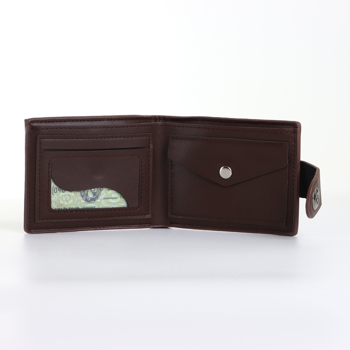Портмоне мужское на магните, цвет коричневый Портмоне мужское на магните, цвет коричневый