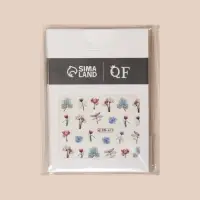 Слайдеры для ногтей &laquo;Цветочные мечты&raquo;, разноцветные