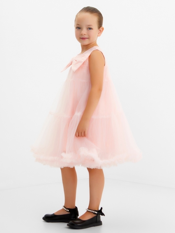 Платье детское нарядное KAFTAN рост 90, персиковый