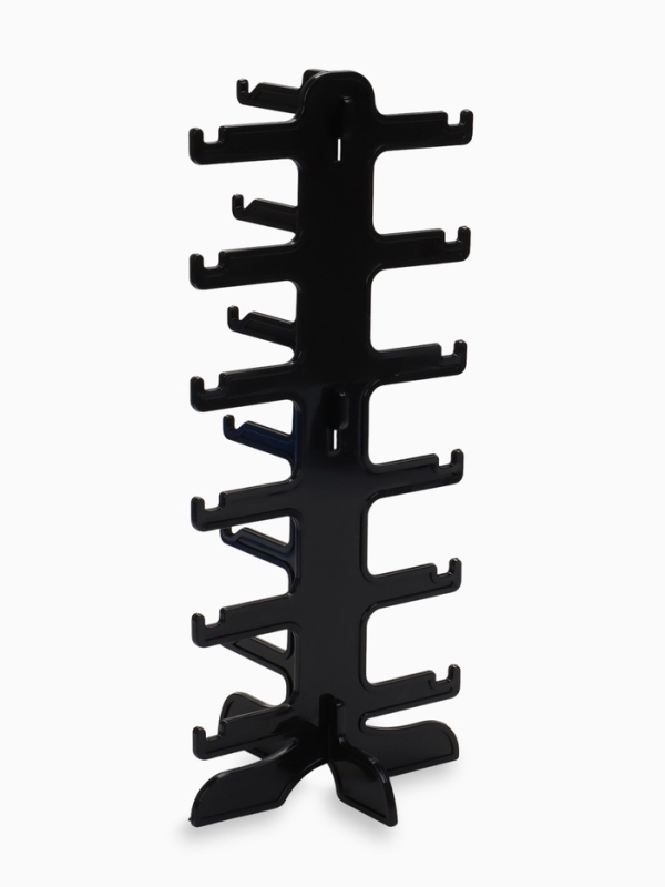 Подставка под очки 6 мест, 16&times;14,5&times;35,5, оргстекло, цвет чёрный