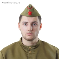 Пилотка солдатская &laquo;Я помню! Я горжусь!&raquo;