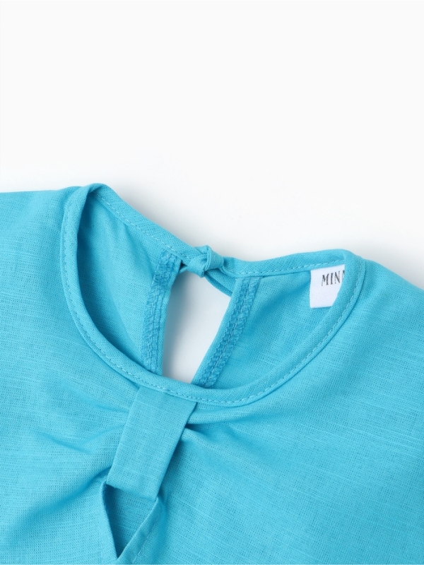 Платье для девочки, MINAKU, голубое, рост 104 см