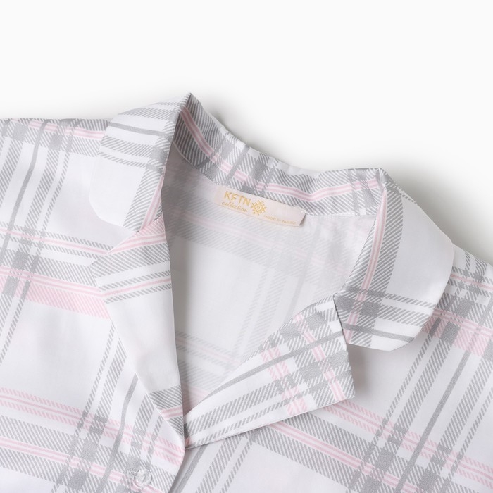 Пижама (брюки, жакет) KAFTAN "Клетка", р. 40-42