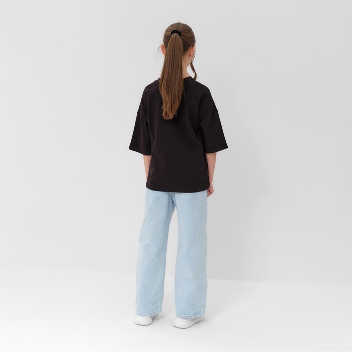 Футболка детская MINAKU цвет чёрный, рост 110 см