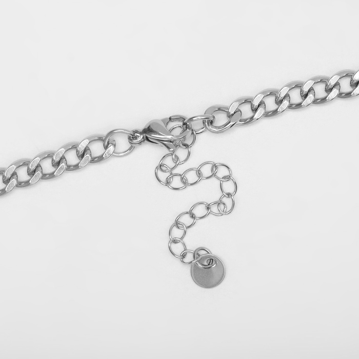 Колье &laquo;Бабочка&raquo; бусины, цвет серебро, 40 см