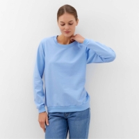 Свитшот женский, цвет голубой, размер 52 Свитшот женский, цвет голубой, размер 52