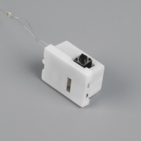 Фигура светодиодная &laquo;Ель&raquo; 30 x13 x13 см, 10 LED, батарейки AG13x3 (в комплекте), свечение тёплое белое