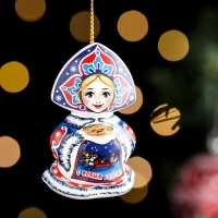 Ёлочная игрушка "Машенька", 6см, керамика Ёлочная игрушка "Машенька", 6см, керамика