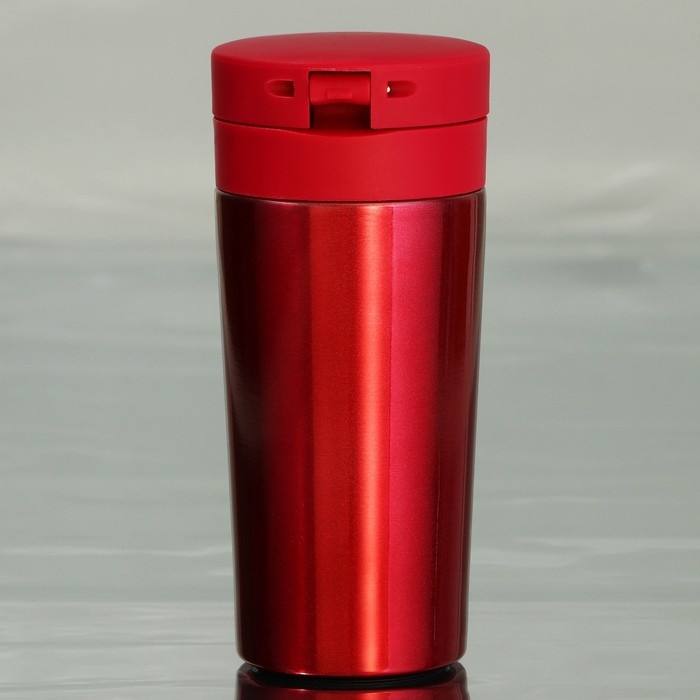 Термостакан с кнопкой &laquo;Тепло внутри&raquo;, 350 мл