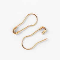 Булавки с круглым концом, 22 мм, 100 шт, цвет золотой Булавки с круглым концом, 22 мм, 100 шт, цвет золотой