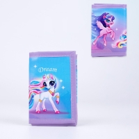 Кошелёк «Волшебные единороги» на липучке Кошелёк «Волшебные единороги» на липучке