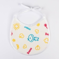 Нагрудник детский 18х18 см., микрофибра с ПВХ  покрытием &laquo;Витоша&raquo;, белый