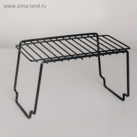 Полка универсальная Доляна, 24&times;14,3&times;14 см, цвет чёрный