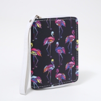 Кошелёк детский на молнии &laquo;Выбражулька&raquo;, цвет чёрный