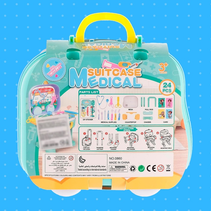 Игровой набор доктора &laquo;Скорая помощь&raquo; в чемодане