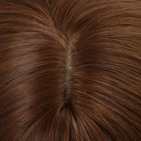 Парик искусственный, с чёлкой, имитация кожи, 60 см, цвет русый/блонд