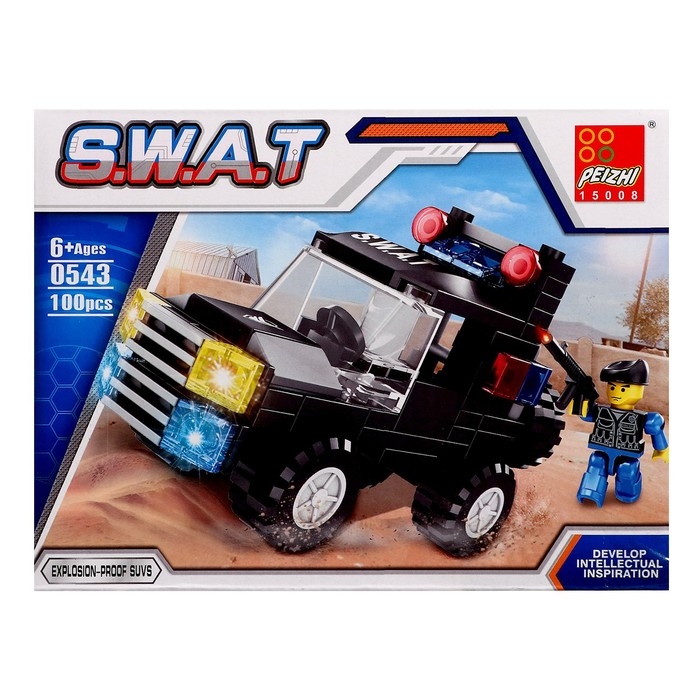 Конструктор Спецназ &laquo;Внедорожник&raquo;, 100 деталей