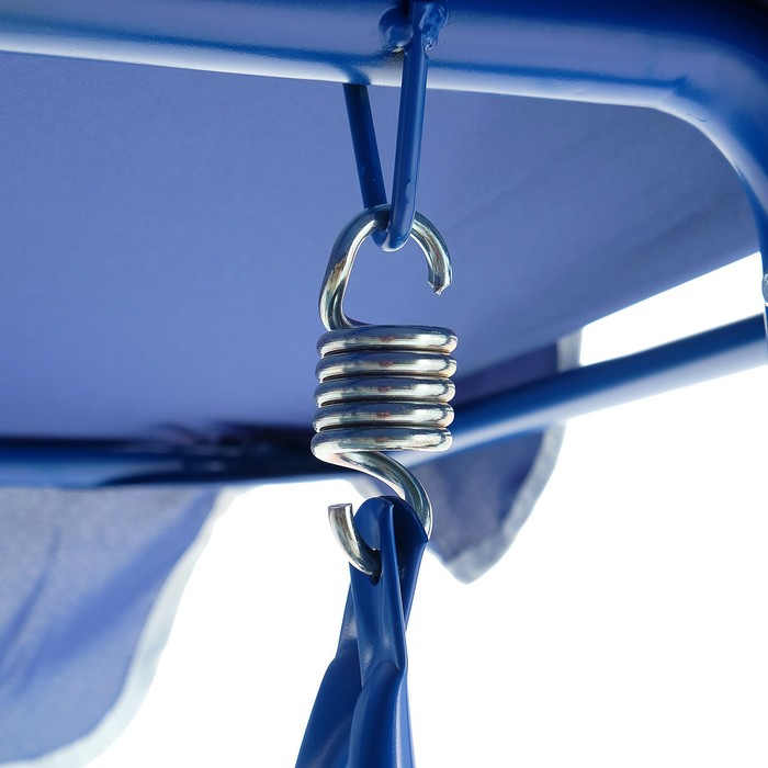 Качели садовые Качели садовые "Уют" синие, 170 х 150 х 110 см, максимальная нагрузка 210 кг