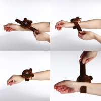 Кошелёк-браслет на молнии, цвет коричневый Кошелёк-браслет на молнии, цвет коричневый