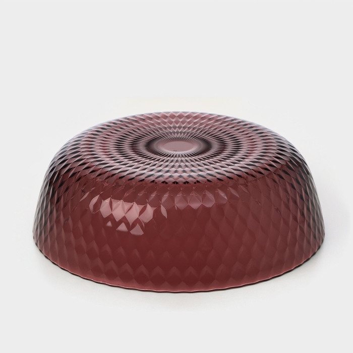 Набор стеклянной посуды &laquo;Идиллия&raquo;, 19 предметов, цвет лилак