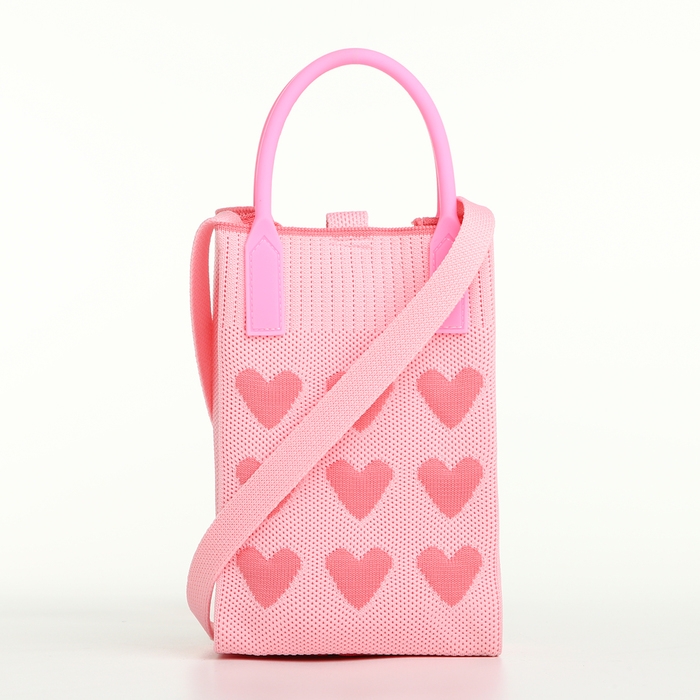 Сумка на кнопке &laquo;Выбражулька&raquo;, цвет розовый