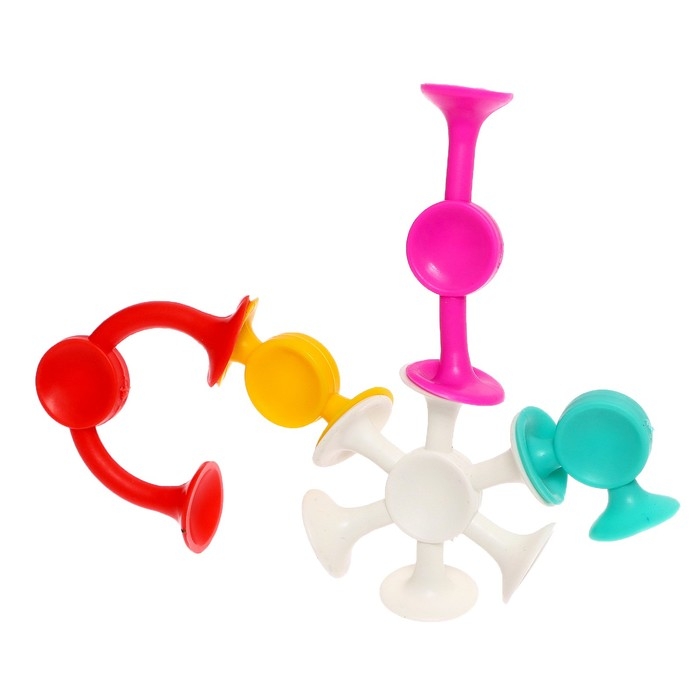 Конструктор &laquo;Забавные присоски&raquo;, 80 деталей