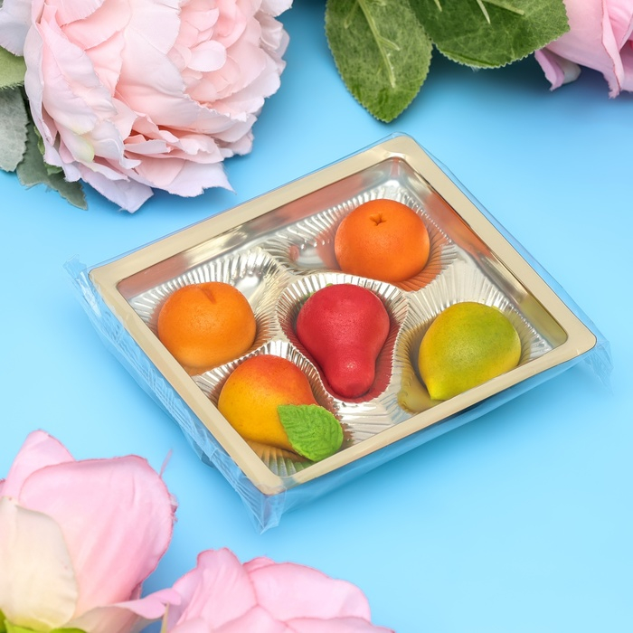 Конфеты Grondard с корпусом из марципана «Миндальное лакомство» фрукты, 100 г Конфеты Grondard с корпусом из марципана «Миндальное лакомство» фрукты, 100 г