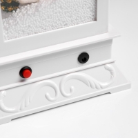 Светодиодная фигура &laquo;Фонарь с Дедом Морозом&raquo; 18 &times; 41 &times; 18 см, пластик, батарейки ААх3 (не в комплекте), USB, свечение белое