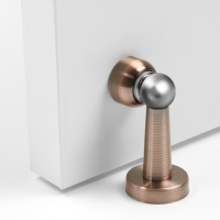 Упор дверной магнитный LOCKLAND, цвет медь Упор дверной магнитный LOCKLAND, цвет медь